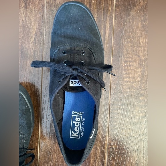 Keds Black Champion Original Sneaker Size 7 - Picture 6 of 8